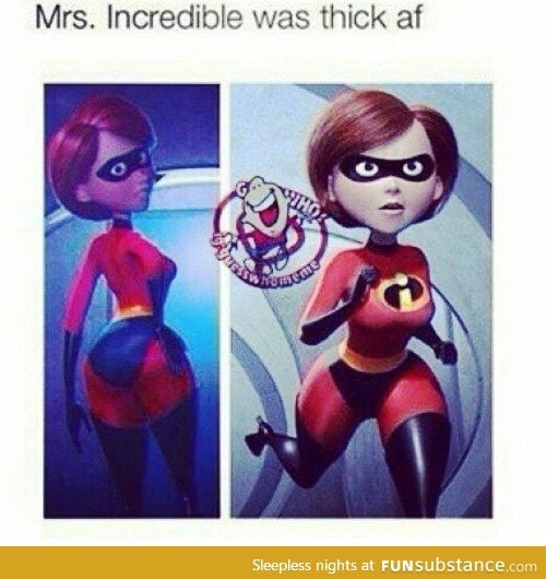 Mrs. Incredible woot