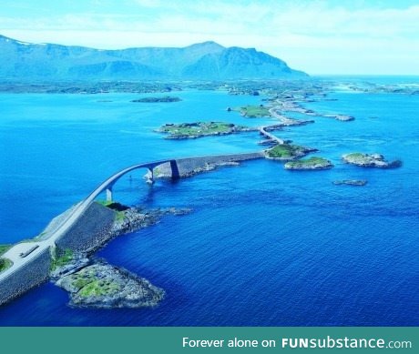 One of the most spectacular roads on the world: The Atlantic Ocean Road