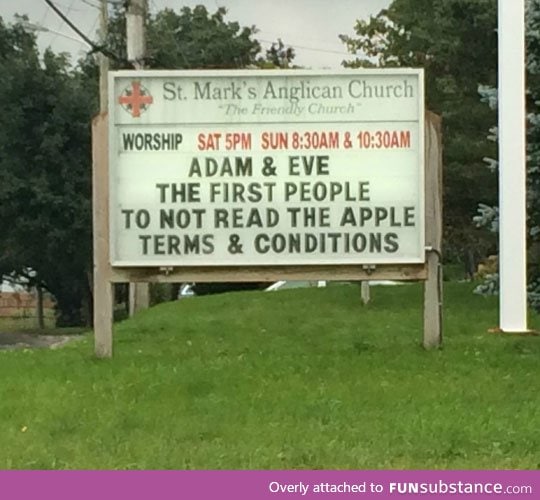 Adam and eve started the tradition