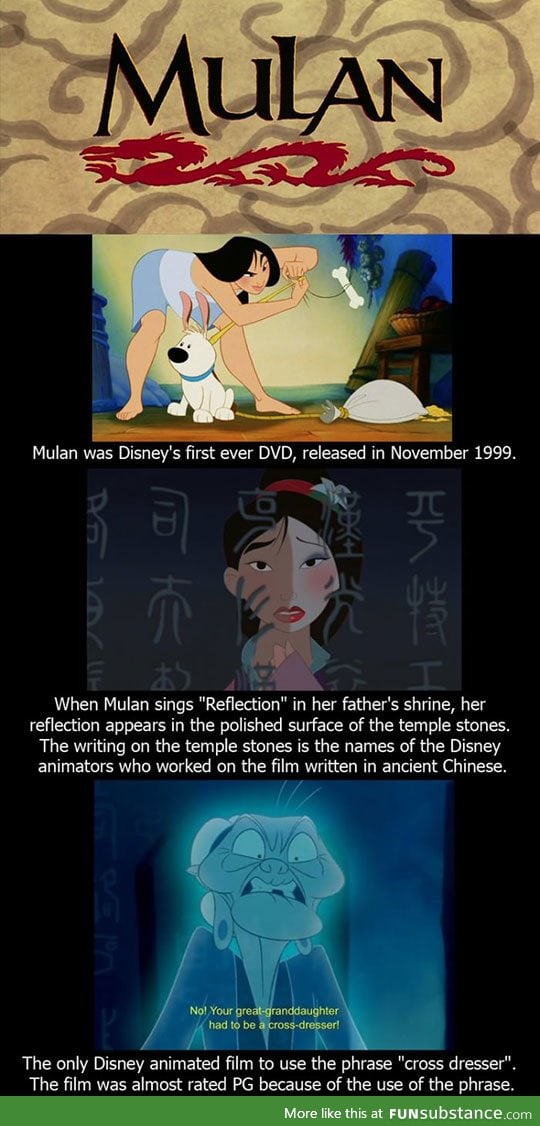 Cool Mulan facts