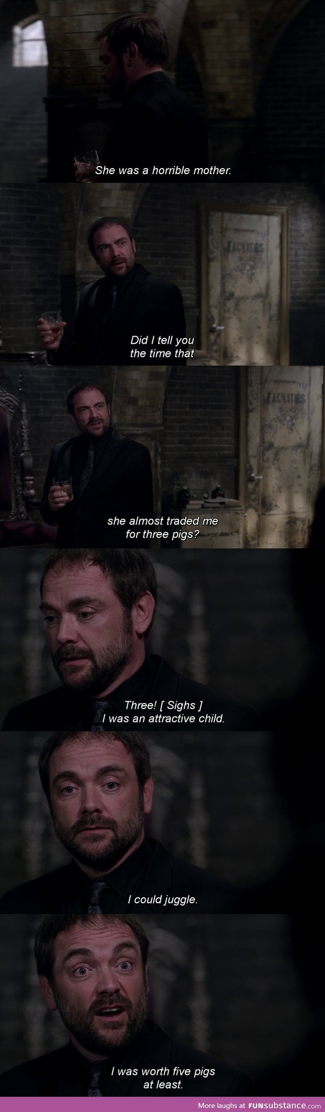 Crowley had a horrible mother