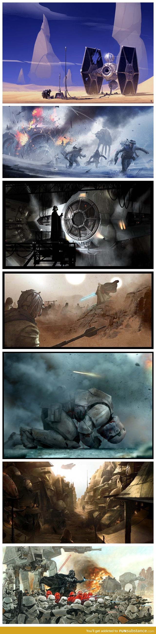 Some awesome Star Wars art