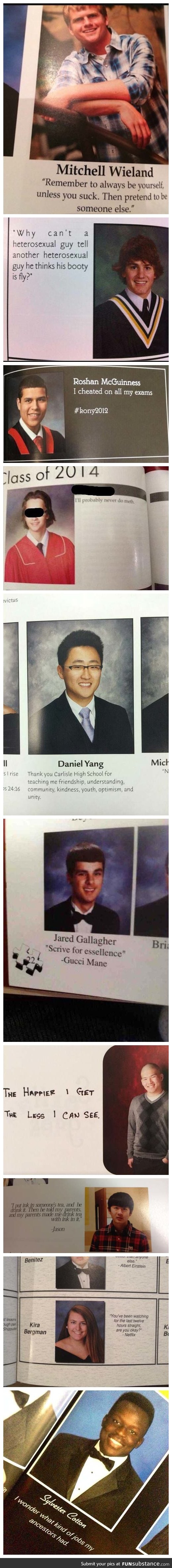 Some of the best senior yearbook quotes