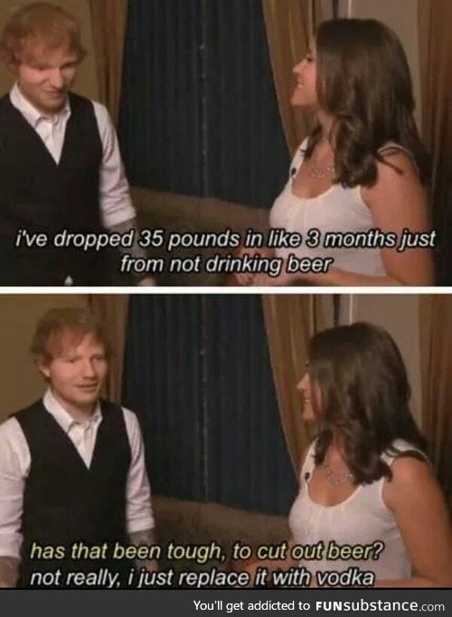 Diet Advice from Ed Sheeran