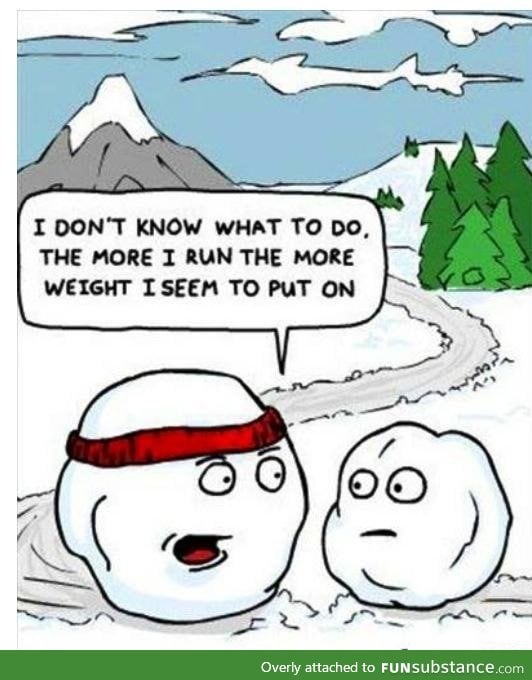 Poor snowballs... summer should be slimming