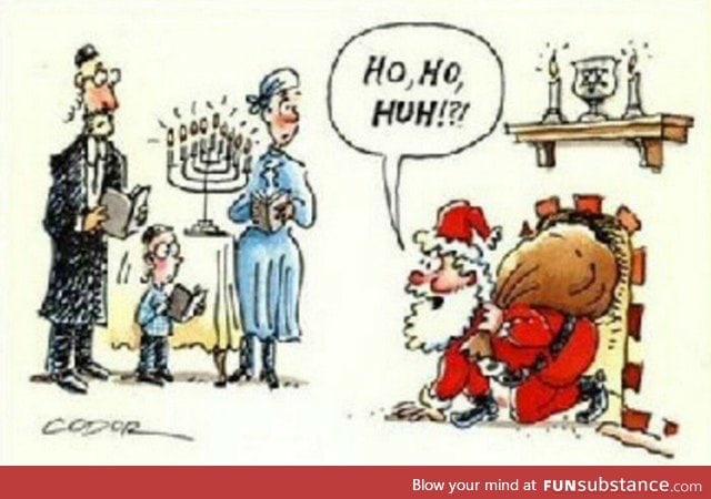 a drunk Santa is a confused santa