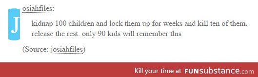 Kidnap 100 children