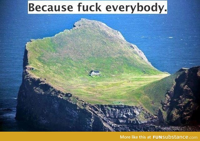 House in the middle of nowhere