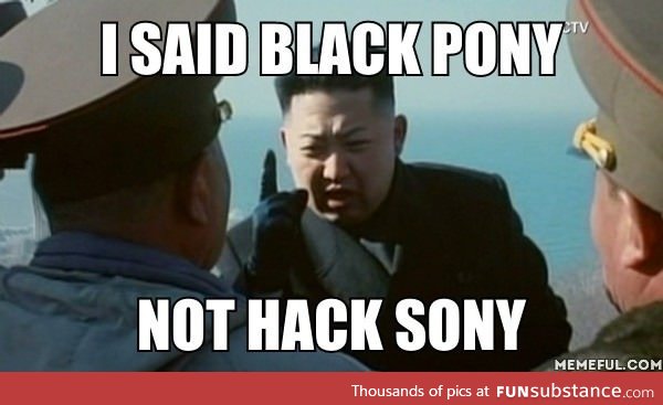 He Just Wanted his Black Pony