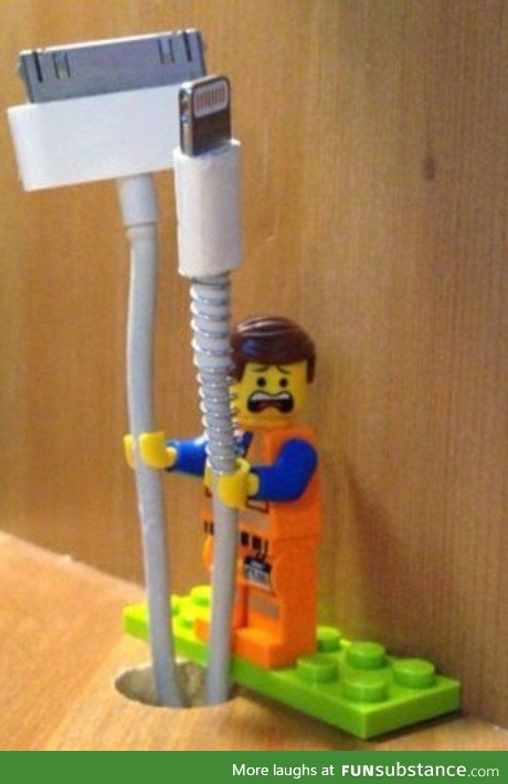 You can and should use Lego people for your cords