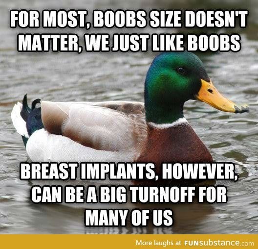 To girls who wish to have bigger breasts