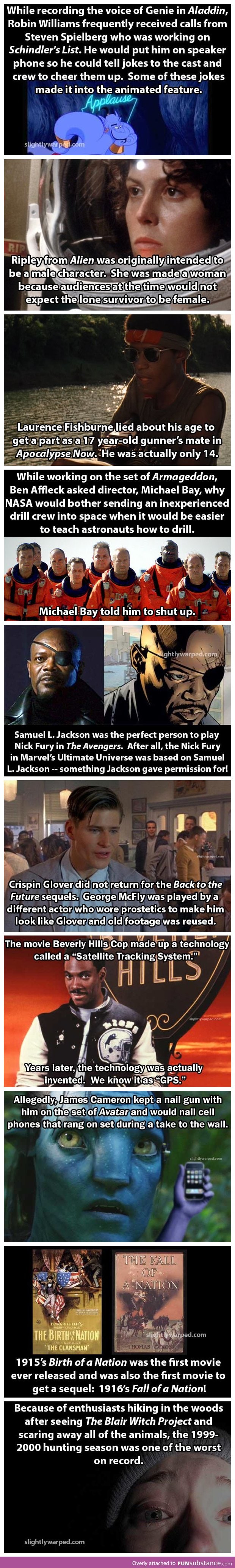 Movie facts