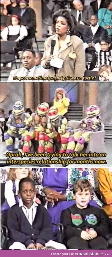 Remember when the Turtles were on Oprah?