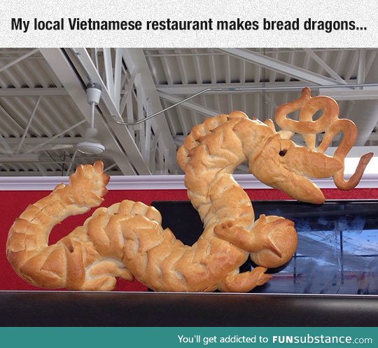 Vietnamese bread dragons