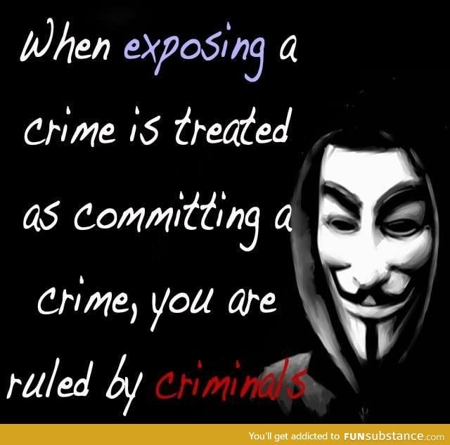 Exposing a crime