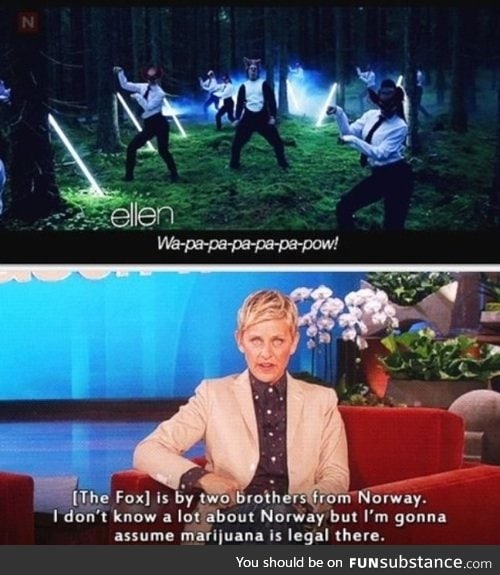 Gotta love Ellen!