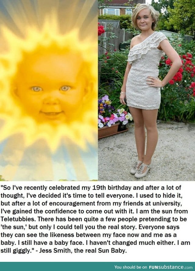 Remember this baby from teletubbies?