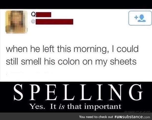 Spelling IS important