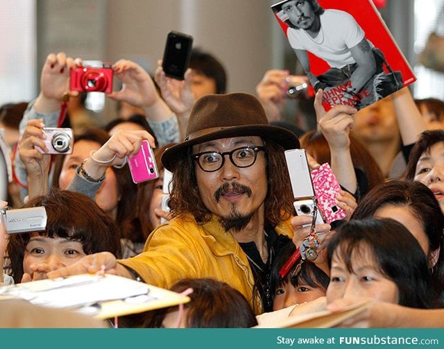 Johnny Depp fan in China