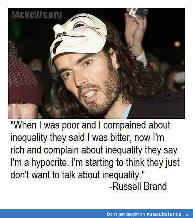 Russell Brand on inequality
