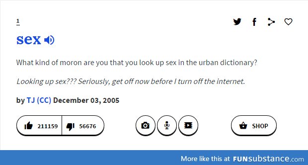 This is why I love Urban Dictionary