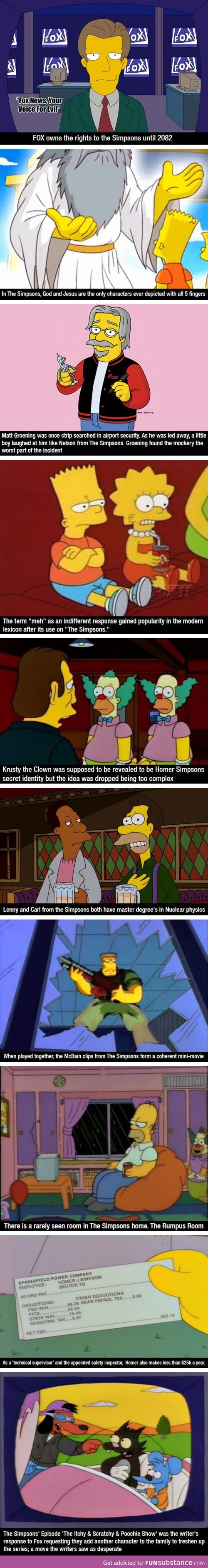 Interesting facts about The Simpsons