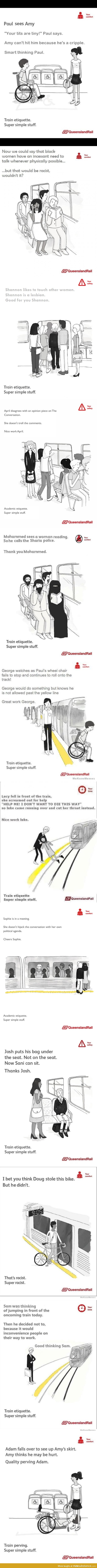 Best train etiquettes