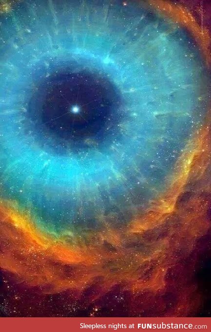 Eye of the Cosmos taken from the Hubble Telescope