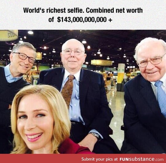 The most expensive selfie ever