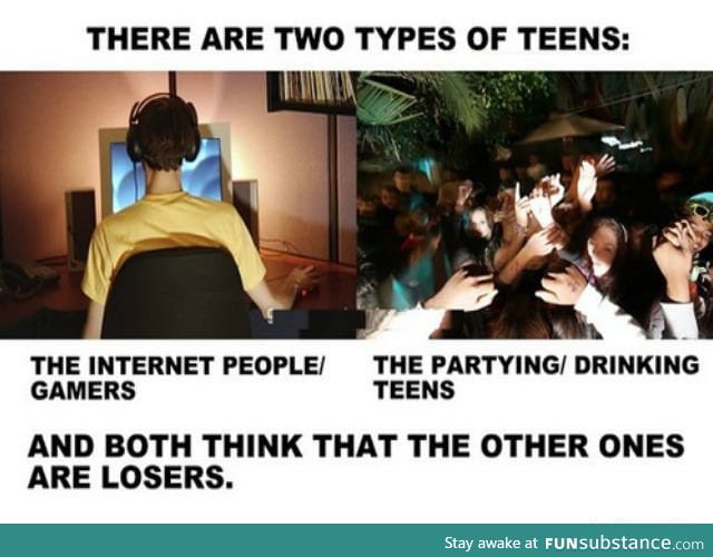 Two types of teens
