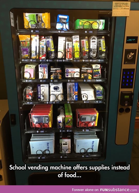 The vending machine we were waiting for