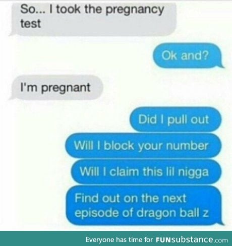 Pregnancy issues on Dragon Ball Z
