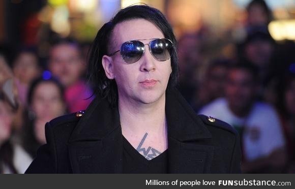 Is it just me or Marilyn Manson is slowly becoming Nicolas Cage?
