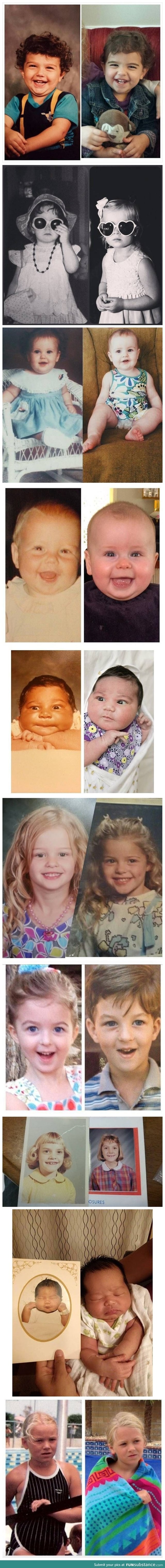 Parents Who Looked Exactly Like Their Kids When They Were Younger...