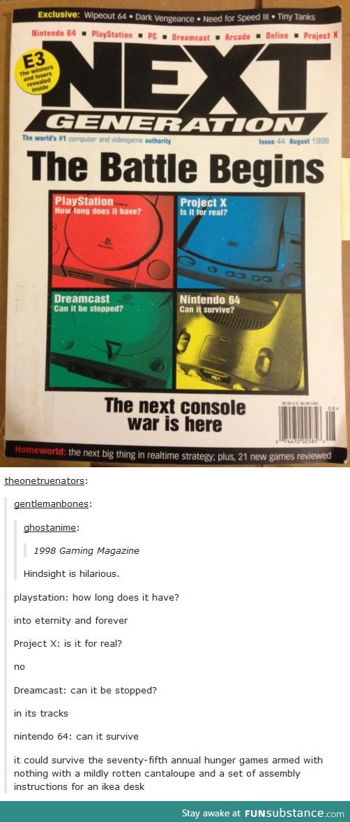 A 1998 Gaming Magazine's Cover