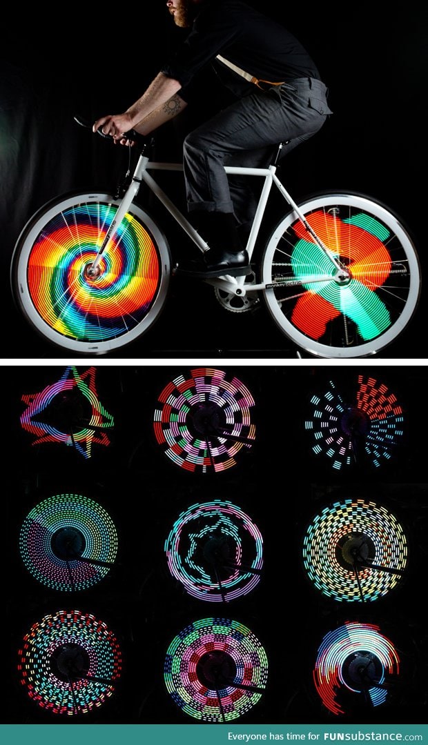 The most awesome bike lights I've ever seen!