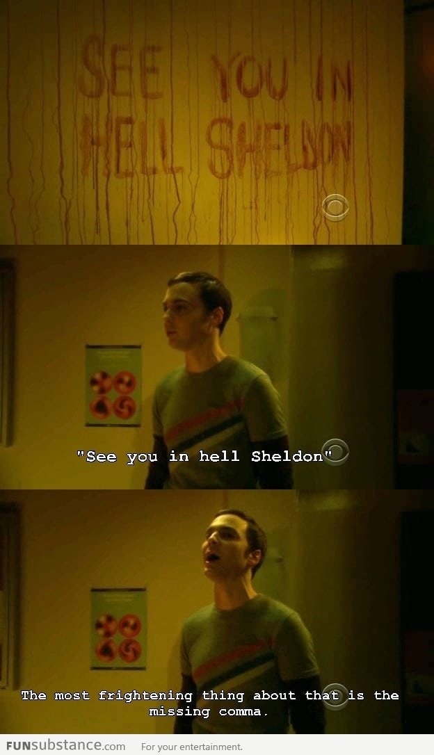 Sheldon being awesome