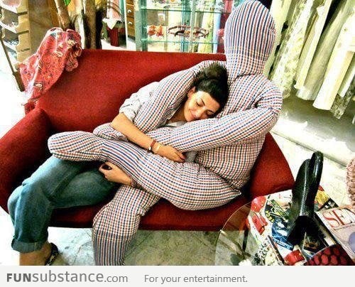 Forever alone pillow