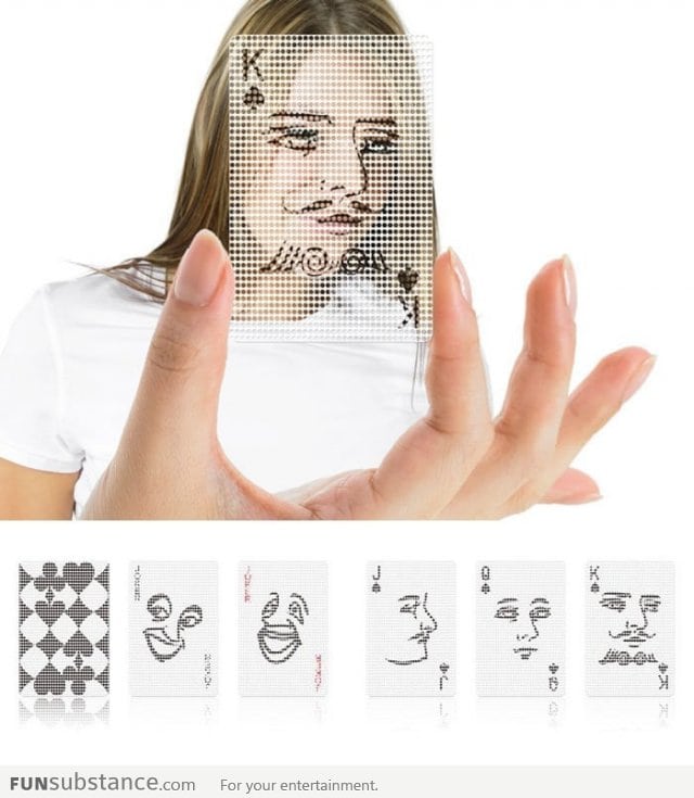 See Through Poker Face Cards