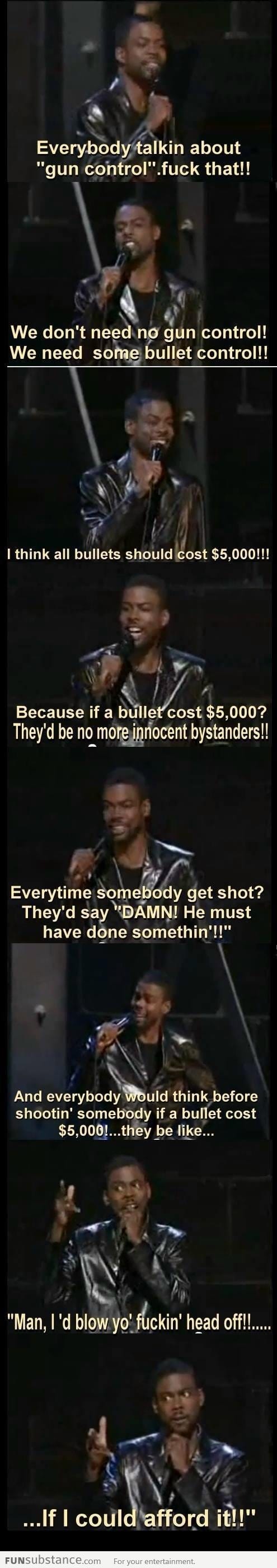 Chris Rock on Gun Control