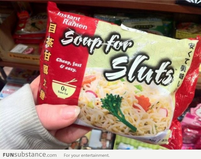 Babe, found the perfect soup for you at the market