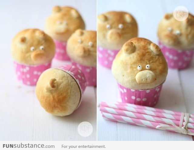 Cute Piggy Bread