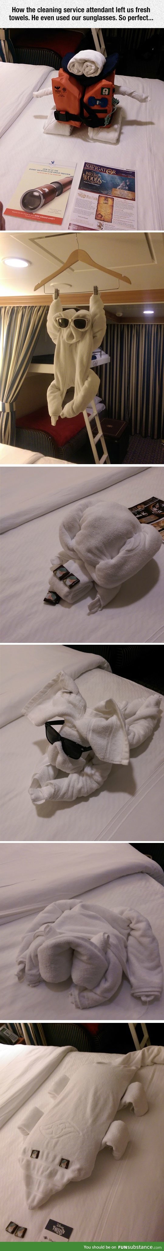 Creative ways to fold towels