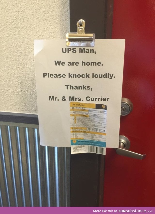 UPS guy gives no f*cks