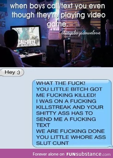 Texting while gaming
