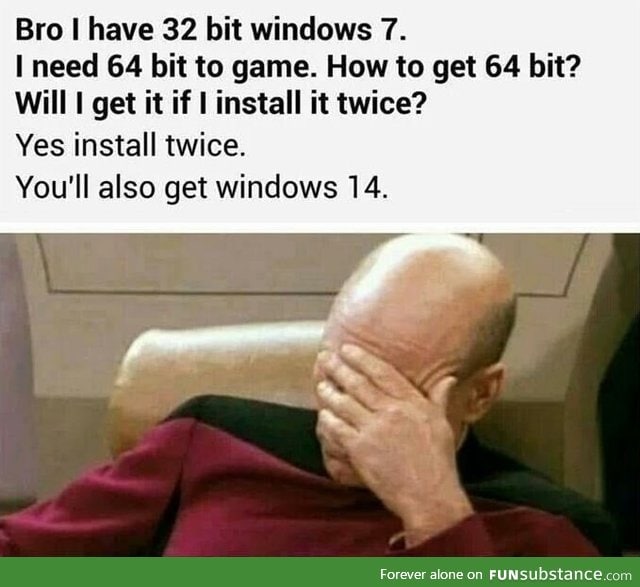 Install it trice to get Windows 21