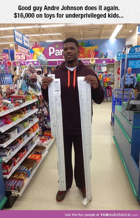 Andre johnson is the man