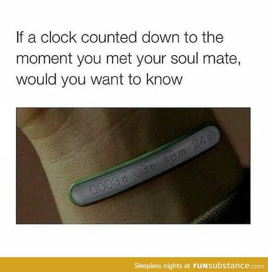 Soul mate clock