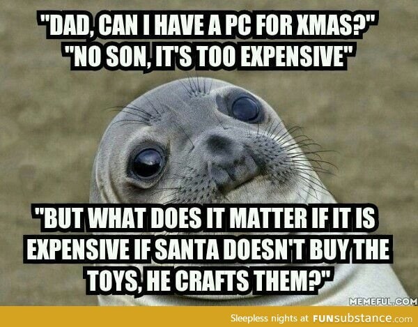 Too expensive for Christmas