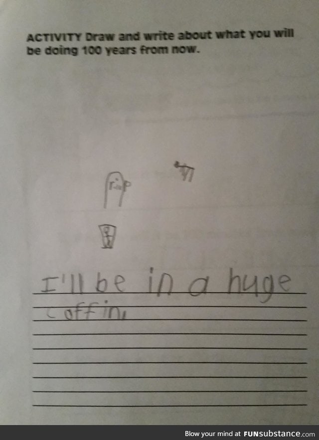 Kid has a pretty good grasp on reality